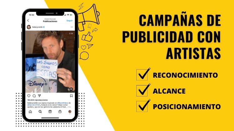 realizar campañas con artistas