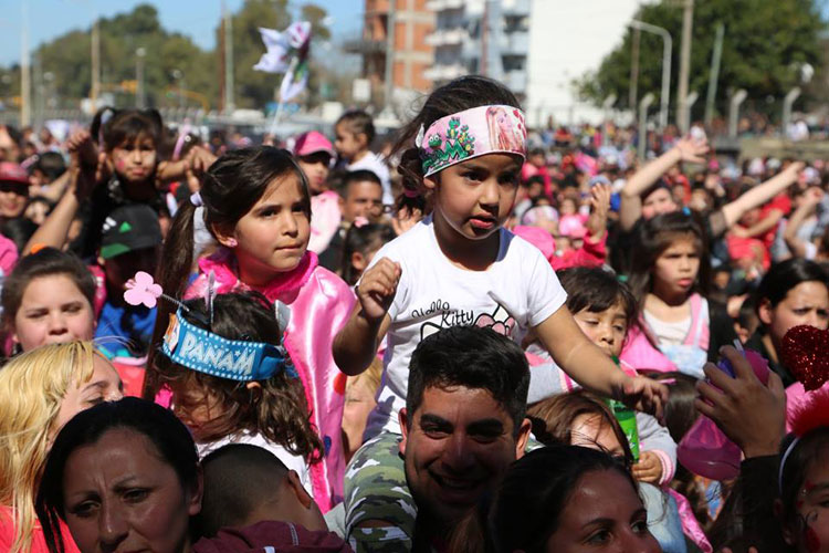 Nazareno en el día del niño en Plaza San Justo