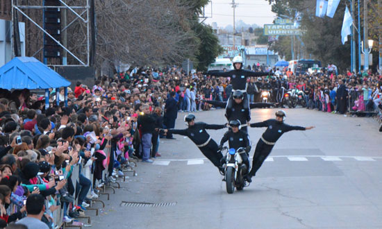 Festejos patrios en la municipalidad de Presidente Perón
