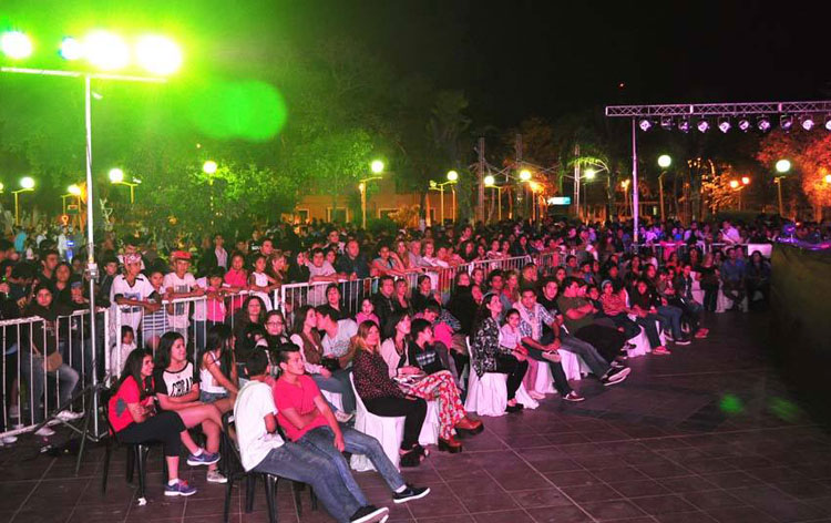 Hernán Drago en los festejos del 103 Aniversario de la Ciudad de La Banda