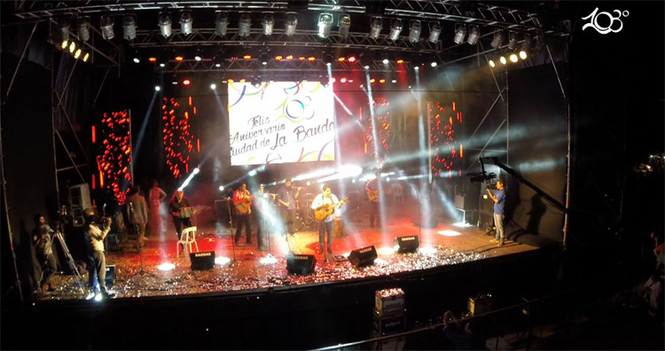 Hernán Drago en los festejos del 103 Aniversario de la Ciudad de La Banda