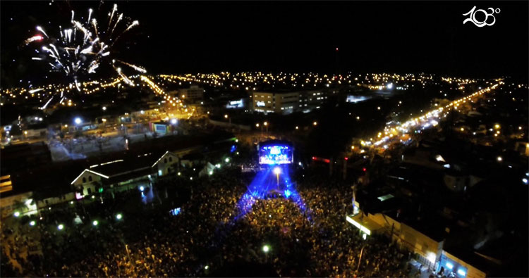 Hernán Drago en los festejos del 103 Aniversario de la Ciudad de La Banda