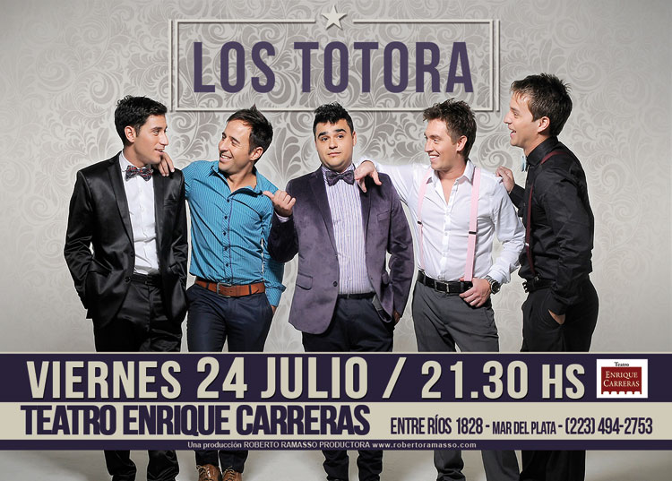 Los Totora en el Teatro Carreras de Mar del Plata