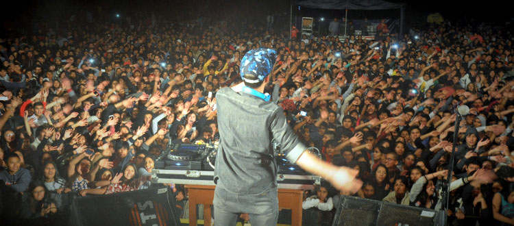 DJ Mariano Santos en Tomate la primavera sin alcohol, San Salvador de Jujuy